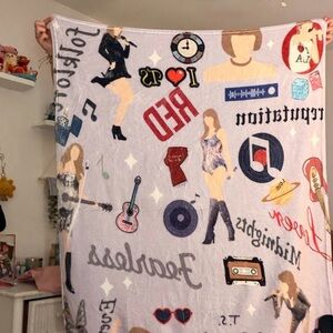 Taylor swift design blanket